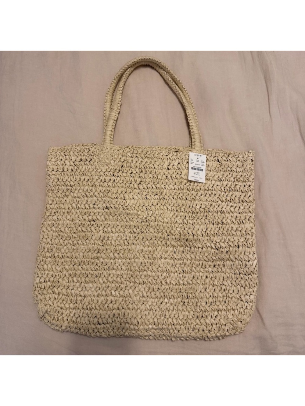 NWT J.Crew Packable Straw
Tote Bag - Picture 2 of 3